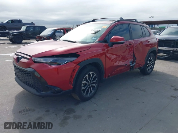 2023 Toyota Corolla Cross Hybrid S with VIN 7MUFBABG5PV003543, listed as a IAAI auction lot 41430844 with 36,891 mi miles and . Bid and sale history available at DreamBid. Image 19.