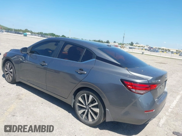 2022 Nissan Sentra SV with VIN 3N1AB8CV8NY254964, listed as a IAAI auction lot 42025826 with 24,993 mi miles. Bid and sale history available at carsss.com. Image 3.