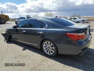 2011 Lexus LS 460 with VIN JTHBL5EF1B5103510, listed as a Copart auction lot 48377525 with 87,612 mi miles and Salvage title. Bid and sale history available at DreamBid. Image 2.