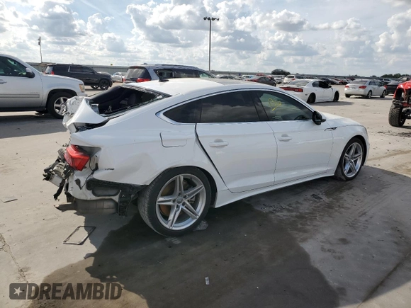 2021 Audi A5 Sportback S line Premium with VIN WAUDACF52MA017768, listed as a Copart auction lot 71008123 with 0 mi miles. Bid and sale history available at carsss.com. Image 3.