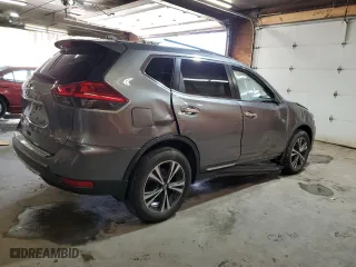 2017 Nissan Rogue SL with VIN 5N1AT2MV1HC827055, listed as a Copart auction lot 49097075 with 0 mi miles and Salvage Title. Bid and sale history available at carsss.com. Image 3.
