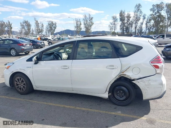 2017 Toyota Prius v Two with VIN JTDZN3EU9HJ063285, listed as a IAAI auction lot 41696704 with 411,285 mi miles. Bid and sale history available at carsss.com. Image 15.