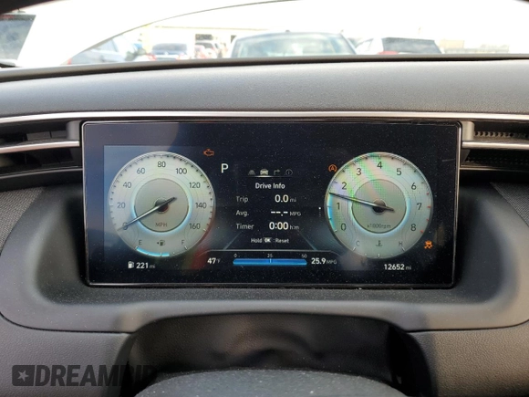 2024 Hyundai Tucson Limited with VIN 5NMJECDE3RH311660, listed as a Copart auction lot 43316285 with 12,652 mi miles and Salvage Title. Bid and sale history available at carsss.com. Image 9.