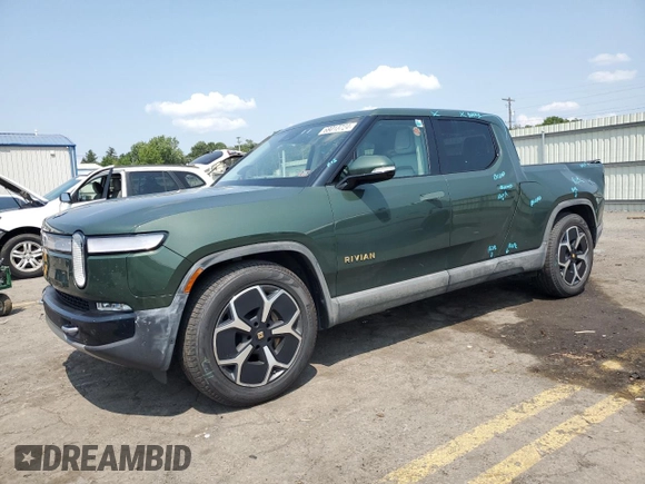 2022 Rivian R1T Adventure z VIN 7FCTGAAA5NN013983, wystawiony jako Copart lot #68013724 z przebiegiem 9 006 mil mil oraz Szkoda całkowita • Salvage title. Historia ofert i sprzedaży dostępna na DreamBid. Obrazek 1.