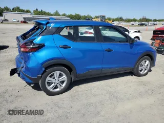 2023 Nissan Kicks S with VIN 3N1CP5BVXPL471071, listed as a Copart auction lot 52956155 with 40,505 mi miles and Salvage Title. Bid and sale history available at DreamBid. Image 3.