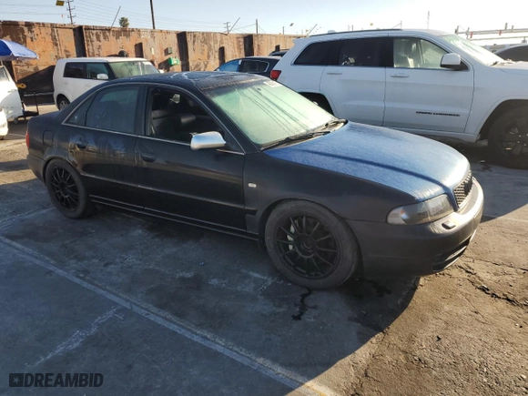 2001 Audi S4 with VIN WAURD68D41A135013, listed as a Copart auction lot 48260185 with 164,053 mi miles and Clean Title. Bid and sale history available at carsss.com. Image 4.