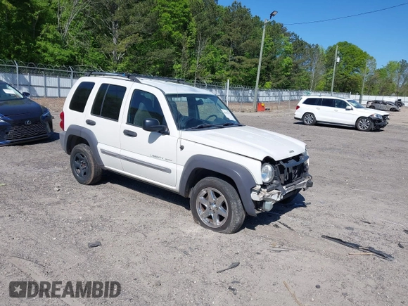 2003 Jeep Liberty Sport with VIN 1J4GK48K63W558064, listed as a IAAI auction lot 42043911 with 171,317 mi miles and . Bid and sale history available at DreamBid. Image 1.
