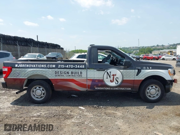 2021 Ford F-150 XL with VIN 1FTMF1CB6MKF05361, listed as a IAAI auction lot 42572745 with 96,147 mi miles and . Bid and sale history available at DreamBid. Image 13.