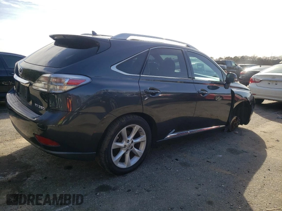 2010 Lexus RX 350 with VIN 2T2ZK1BAXAC025777, listed as a Copart auction lot 45838745 with 135,159 mi miles and Salvage Title. Bid and sale history available at carsss.com. Image 3.