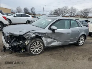 2008 Audi A4 2.0T with VIN WAUDF78EX8A131741, listed as a Copart auction lot 46633135 with 110,072 mi miles and Salvage Title. Bid and sale history available at carsss.com. Image 1.