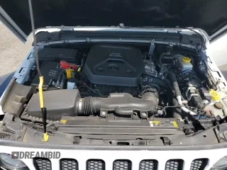 2022 Jeep Wrangler Unlimited Willys with VIN 1C4HJXDN6NW278386, listed as a Copart auction lot 56172195 with 45,259 mi miles and Salvage title. Bid and sale history available at DreamBid. Image 12.