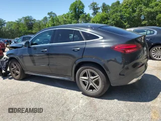 2025 Mercedes-Benz GLE 450 with VIN 4JGFD5KB9SB280918, listed as a Copart auction lot 57639525 with 7,230 mi miles and Salvage title. Bid and sale history available at DreamBid. Image 2.