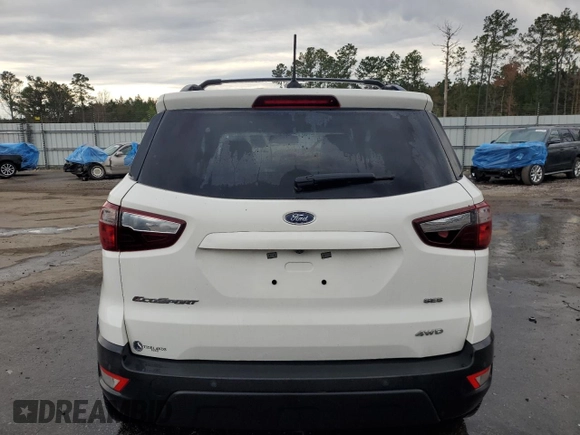 2018 Ford EcoSport SES z VIN MAJ6P1CL8JC240081, wystawiony jako Copart lot #83957294 z przebiegiem 39 193 mil mil oraz Szkoda całkowita • Salvage title. Historia ofert i sprzedaży dostępna na DreamBid. Obrazek 6.