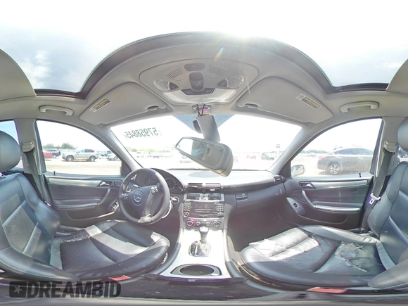 2006 Mercedes-Benz C 230 Sport with VIN WDBRF52H56F783116, listed as a Copart auction lot 57958845 with 122,840 mi miles and Salvage title. Bid and sale history available at DreamBid. Image 15.