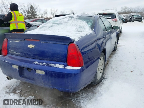 2006 Chevrolet Monte Carlo LTZ with VIN 2G1WN161069396231, listed as a IAAI auction lot 41267265 with 98,847 mi miles and . Bid and sale history available at DreamBid. Image 4.
