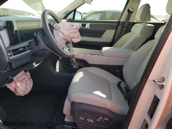 2025 Hyundai Santa Fe Hybrid Calligraphy with VIN 5NMP5DG1XSH025481, listed as a Copart auction lot 46890225 with NaN miles and Salvage Title. Bid and sale history available at carsss.com. Image 7.