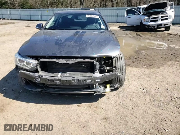 2014 BMW 4 Series 435i with VIN WBA3R1C55EF729211, listed as a Copart auction lot 46887555 with 71,477 mi miles and Salvage Title. Bid and sale history available at carsss.com. Image 12.