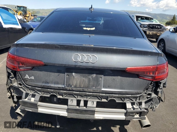 2017 Audi A4 Premium with VIN WAUGNAF40HN016369, listed as a Copart auction lot 51711855 with 88,208 mi miles and Salvage Title. Bid and sale history available at carsss.com. Image 6.