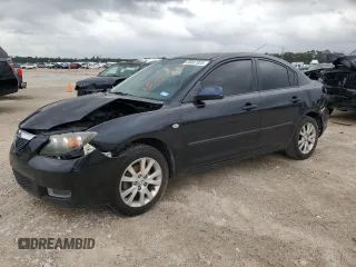 2008 Mazda 3 i Touring Value with VIN JM1BK32F381802361, listed as a Copart auction lot 55847925 with 205,146 mi miles and Salvage Title. Bid and sale history available at DreamBid. Image 1.