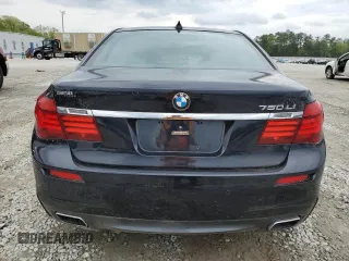 2015 BMW 7 Series 750Li with VIN WBAYE8C50FD781398, listed as a Copart auction lot 49519484 with 54,075 mi miles and Salvage Title. Bid and sale history available at carsss.com. Image 6.