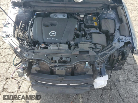 2024 Mazda CX-5 2.5 S Preferred Package with VIN JM3KFBCL4R0509473, listed as a Copart auction lot 50008305 with 9,551 mi miles and Salvage Title. Bid and sale history available at carsss.com. Image 12.