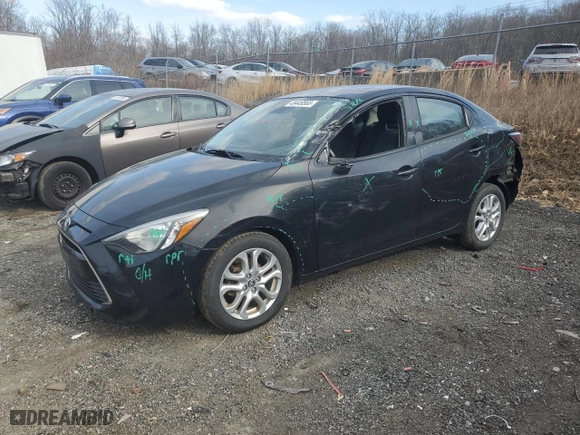2017 Toyota Yaris iA with VIN 3MYDLBYV6HY172024, listed as a Copart auction lot 49449565 with 112,670 mi miles and Salvage Title. Bid and sale history available at carsss.com. Image 1.