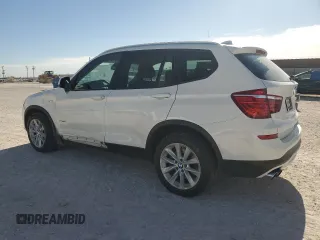 2016 BMW X3 sDrive28i with VIN 5UXWZ7C52G0T43353, listed as a Copart auction lot 88943345 with 98,696 mi miles and Salvage Title. Bid and sale history available at DreamBid. Image 2.