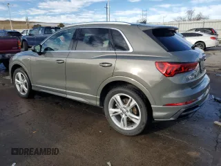 2019 Audi Q3 S line Prestige with VIN WA1FECF36K1087537, listed as a Copart auction lot 80520984 with 39,183 mi miles and Clean Title. Bid and sale history available at carsss.com. Image 2.