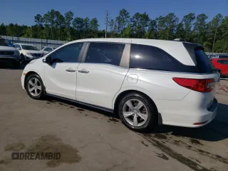 2020 Honda Odyssey EX-L z VIN 5FNRL6H70LB028163, wystawiony jako Copart lot #53289695 z przebiegiem 72 114 mil mil oraz Szkoda całkowita • Salvage title. Historia ofert i sprzedaży dostępna na DreamBid. Obrazek 2.