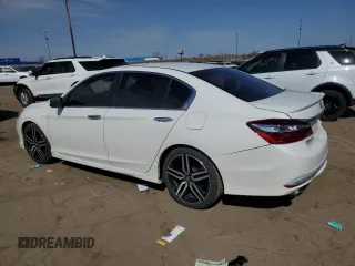 2017 Honda Accord Sedan Sport with VIN 1HGCR2F55HA077908, listed as a Copart auction lot 53305685 with 116,099 mi miles and Clean Title. Bid and sale history available at carsss.com. Image 2.