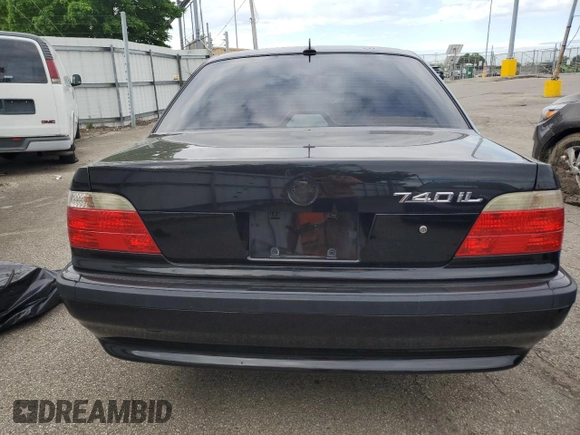 2001 BMW 7 Series 740iL с VIN WBAGH83441DP29873, выставлен на аукционе Copart как лот 55776295 с пробегом Не указан миль и Списание • Salvage title. История ставок и продаж доступна на DreamBid. Изображение 6.