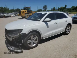 2019 Audi Q8 Premium with VIN WA1AVAF11KD010330, listed as a Copart auction lot 57493724 with 112,971 mi miles and Salvage title. Bid and sale history available at DreamBid. Image 1.