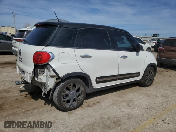 2015 FIAT 500L Urbana Trekking with VIN ZFBCFADH7FZ032453, listed as a Copart auction lot 49436275 with 129,521 mi miles and Salvage Title. Bid and sale history available at carsss.com. Image 3.