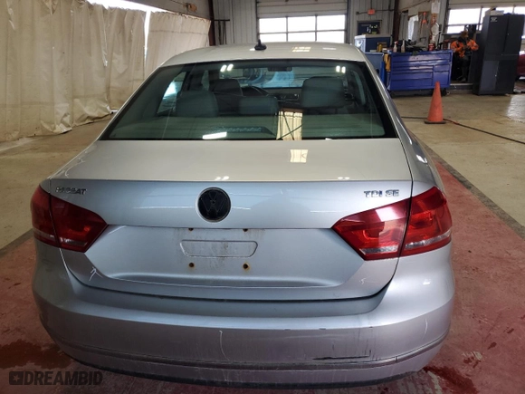 2015 Volkswagen Passat 2.0L TDI SE w/Sunroof with VIN 1VWBV7A31FC044220, listed as a Copart auction lot 52688645 with 131,687 mi miles and Salvage Title. Bid and sale history available at carsss.com. Image 6.