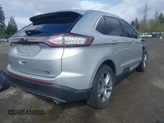 2015 Ford Edge Titanium with VIN 2FMTK4K95FBB10331, listed as a IAAI auction lot 41990356 with 121,337 mi miles. Bid and sale history available at carsss.com. Image 4.