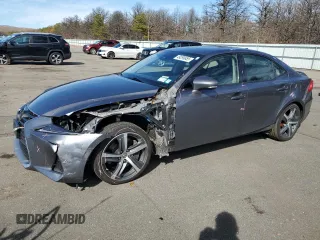2018 Lexus IS with VIN JTHC81D29J5027255, listed as a Copart auction lot 49299855 with 110,750 mi miles and Salvage Title. Bid and sale history available at carsss.com. Image 1.