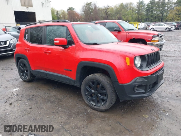 2017 Jeep Renegade Latitude z VIN ZACCJBBB9HPF61937, wystawiony jako IAAI lot #42168485 z przebiegiem 103 459 mil mil oraz . Historia ofert i sprzedaży dostępna na DreamBid. Obrazek 1.