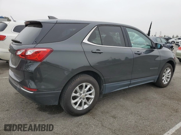 2020 Chevrolet Equinox LT with VIN 2GNAXUEVXL6111749, listed as a Copart auction lot 55680725 with 147,660 mi miles and Clean Title. Bid and sale history available at DreamBid. Image 3.