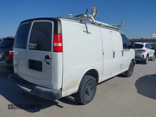 2012 Chevrolet Express Cargo Van with VIN 1GCWGFCA7C1106165, listed as a IAAI auction lot 41843495 with 315,215 mi miles. Bid and sale history available at carsss.com. Image 4.