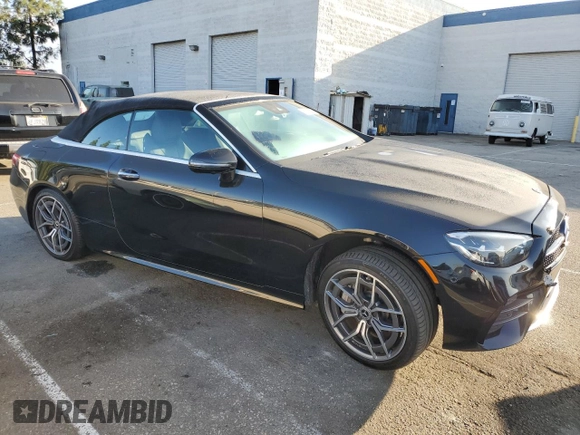 2021 Mercedes-Benz E 450 with VIN W1K1K5JB4MF159267, listed as a Copart auction lot 74945184 with 49,924 mi miles and Salvage title. Bid and sale history available at DreamBid. Image 4.