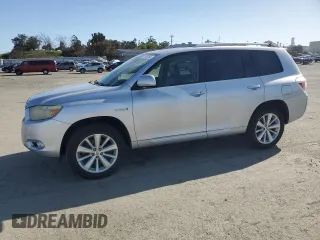 2009 Toyota Highlander Hybrid Limited with VIN JTEEW44A492037550, listed as a Copart auction lot 51293165 with 0 mi miles and Clean Title. Bid and sale history available at carsss.com. Image 1.