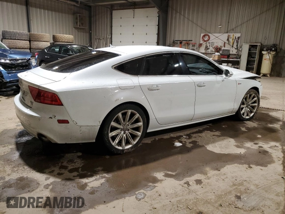 2013 Audi A7 3.0 Premium Plus with VIN WAUYGAFC4DN059886, listed as a Copart auction lot 47807485 with 164,789 mi miles and Salvage Title. Bid and sale history available at carsss.com. Image 3.