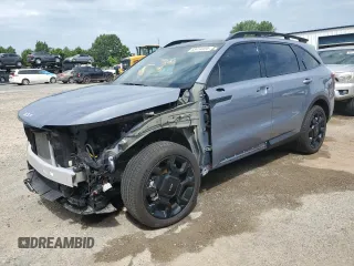 2024 Kia Sorento X-Line SX Prestige z VIN 5XYRKDJF2RG261181, wystawiony jako Copart lot #63414455 z przebiegiem 15 405 mil mil oraz Szkoda całkowita • Salvage title. Historia ofert i sprzedaży dostępna na DreamBid. Obrazek 1.