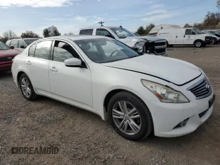 2012 Infiniti G25 x with VIN JN1DV6AR6CM730319, listed as a Copart auction lot 78160814 with 106,619 mi miles and Salvage Title. Bid and sale history available at carsss.com. Image 4.