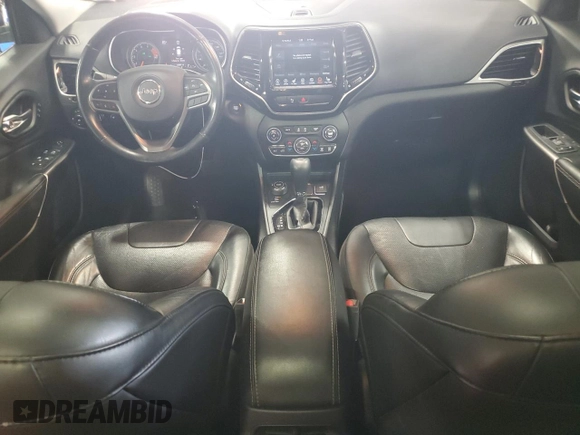 2019 Jeep Cherokee Limited with VIN 1C4PJMDX8KD456740, listed as a Copart auction lot 54556595 with 66,087 mi miles and Salvage title. Bid and sale history available at DreamBid. Image 8.