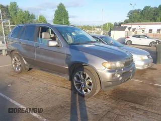 2004 BMW X5 4.4i with VIN 5UXFB53514LV09431, listed as a IAAI auction lot 42142099 with 181,951 mi miles. Bid and sale history available at carsss.com. Image 1.