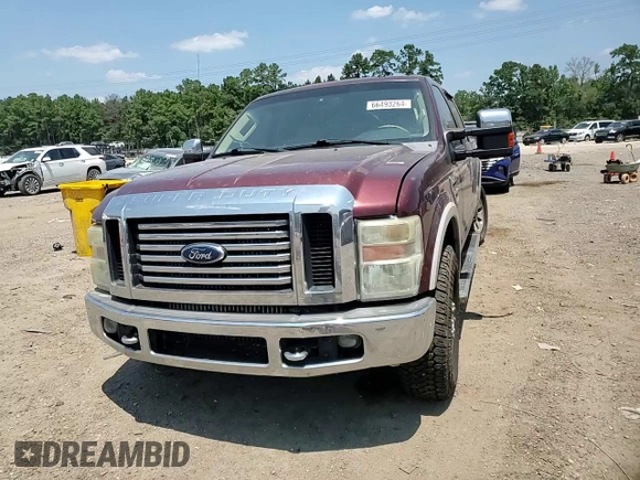 2009 Ford F-250 XL with VIN 1FTSW20R09EB23380, listed as a Copart auction lot 66493264 with 181,326 mi miles and Salvage title. Bid and sale history available at DreamBid. Image 11.