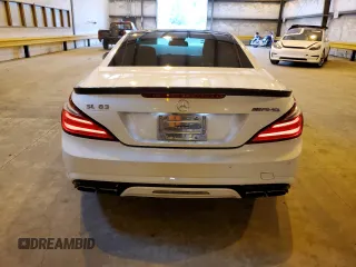 2013 Mercedes-Benz SL 63 AMG with VIN WDDJK7EA8DF008963, listed as a Copart auction lot 62419415 with 36,683 mi miles and Salvage title. Bid and sale history available at DreamBid. Image 6.