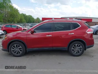 2016 Nissan Rogue SL with VIN 5N1AT2MT2GC780485, listed as a IAAI auction lot 41954455 with 110,804 mi miles. Bid and sale history available at carsss.com. Image 15.