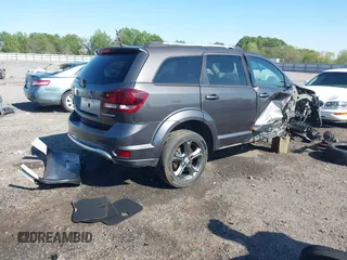 2015 Dodge Journey Crossroad with VIN 3C4PDCGB3FT739211, listed as a IAAI auction lot 42027048 with 180,716 mi miles and . Bid and sale history available at DreamBid. Image 4.